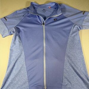 Pearl Izumi Women’s XL Cycling Jersey Blue Full Zip Bike Shirt
